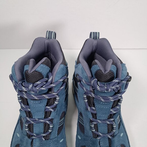 NEW LL Bean Hiking Boots Women 8 WIDE Trail Model 4 Slate Raw Indigo 299640 - Picture 5 of 15